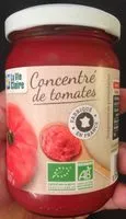 Mängden socker i Concentré de tomates