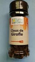 Mängden socker i Clous de girofle