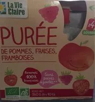 Mängden socker i Purée de pommes fraises framboise