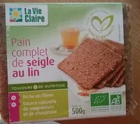 Mängden socker i Pain complet de seigle au lin