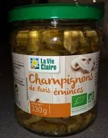 Mängden socker i Champignons de paris émincés