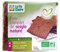 Mängden socker i Pain complet de seigle nature