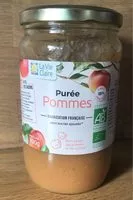 Mängden socker i Purée de pommes sans sucres ajoutés