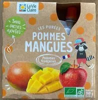 Mängden socker i Les Purées Pommes Mangues