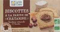 Mängden socker i Biscottes à la farine de châtaigne