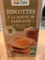 Mängden socker i Biscottes à la Farine de Sarrasin