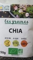 Mängden socker i Graines de chia