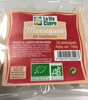 Mängden socker i Meringues de Tradition