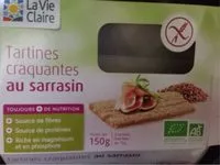 Mängden socker i Les craquines nature sarrasin