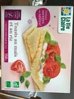 Mängden socker i Toasts au mais et zu riz