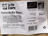 Mängden socker i Farine de riz blanc