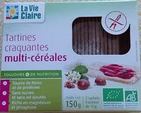 Mängden socker i Tartines craquantes multi-céréales