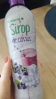 Mängden socker i Sirop cassis