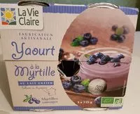 Mängden socker i Yaourt à la myrtille