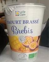 Mängden socker i Yaourt brassé brebis mangue-passion