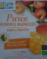 Mängden socker i Purée pommes mangue