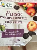 Mängden socker i Purée pommes pruneaux