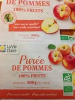 Mängden socker i purée de pommes