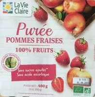 Mängden socker i Purée pommes fraises