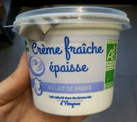 Mängden socker i Crème fraîche épaisse