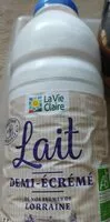 Mängden socker i Lait demi ecreme