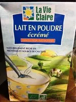 Mängden socker i Lait en poudre écrémé