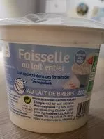 Mängden socker i Faisselle au lait entier de brebis