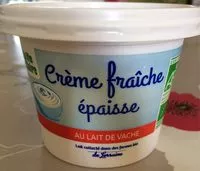 Mängden socker i Crème fraîche épaisse