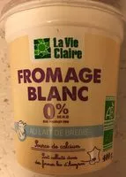 Mängden socker i Fromage blanc 0% au lait de brebis