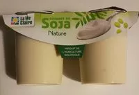 Mängden socker i Dessert de soja nature