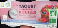 Mängden socker i Yaourt aux Fruits Rouges au Lait de Brebis