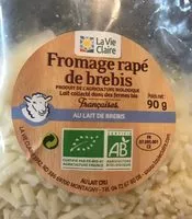 Mängden socker i Fromage rapé de brebis