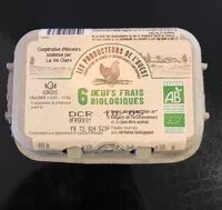 Mängden socker i 6 oeufs frais biologiques