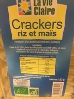 Mängden socker i Crackers riz et maïs