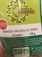 Mängden socker i Amandes grillées au tamari