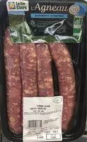 Mängden socker i Saucisse agneau bio