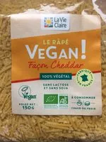 Mängden socker i Le rapé vegan façon cheddar