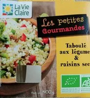 Mängden socker i Taboulé aux légumes & raisins secs