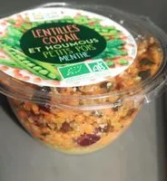 Mängden socker i Lentilles corail et houmous petits pois menthe