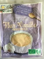 Mängden socker i Preparation pour flan vanille