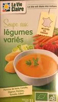 Mängden socker i Soupe aux Légumes Variés