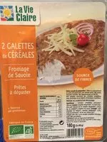 Mängden socker i 2 Galettes de Céréales Fromage de Savoie