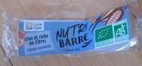 Mängden socker i Nutri barre cacao noisette