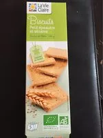Mängden socker i Biscuits petit épeautre et sesame