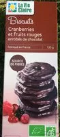Mängden socker i Biscuits Cranberries et Fruits Rouges Enrobés de Chocolat