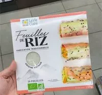 Mängden socker i Feuilles de riz