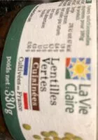 Mängden socker i Lentilles vertes cuisinees