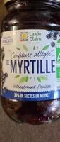 Mängden socker i Confiture allégée de myrtilles