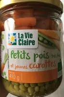 Mängden socker i Petits pois tres fins et jeunes carottes