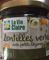 Mängden socker i Lentilles Vertes aux Petits Légumes